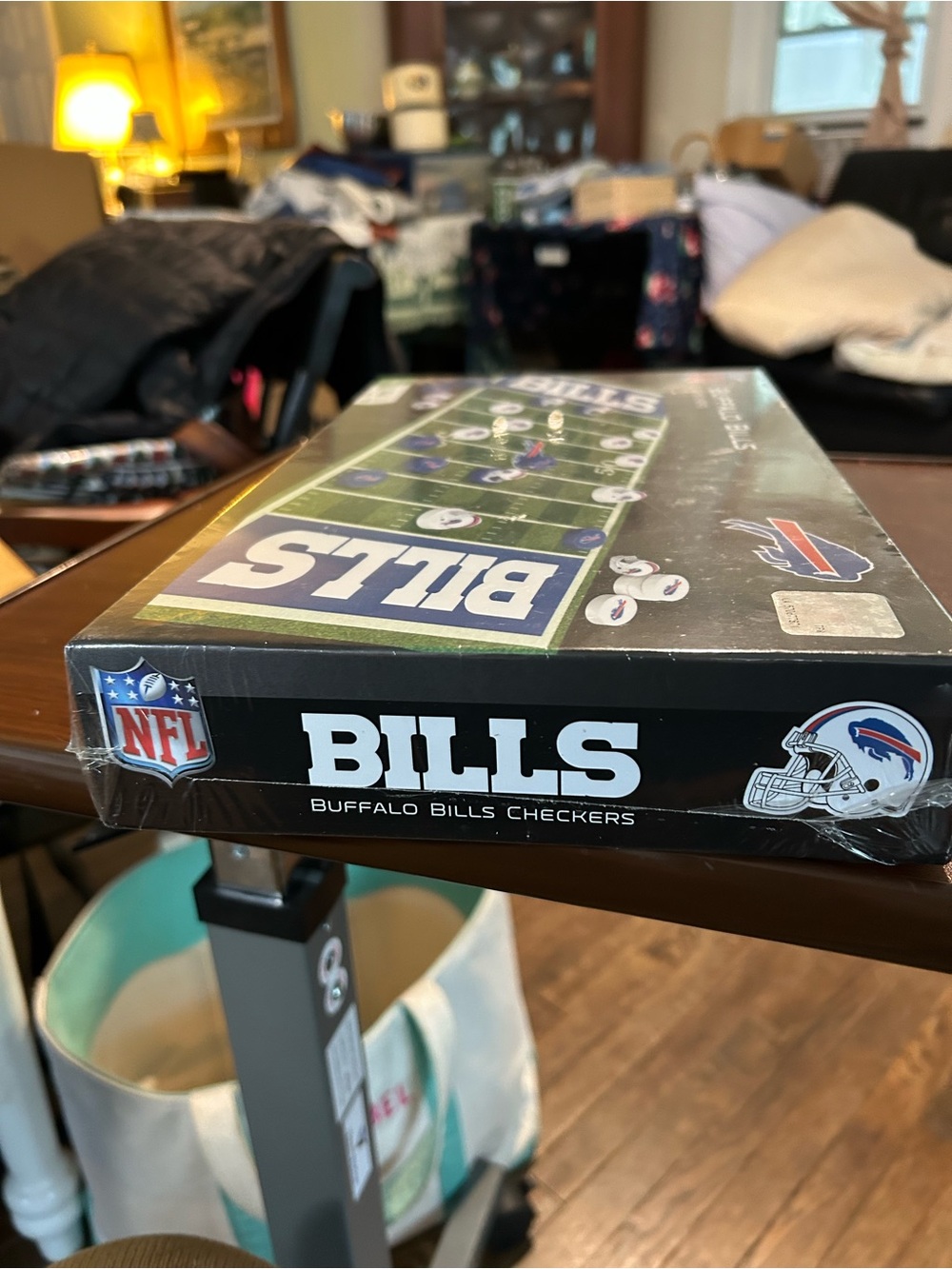 Buffalo David Bitton Buffalo Bills Checkers Set - Blue/White/Green NWT - Picture 5 of 5